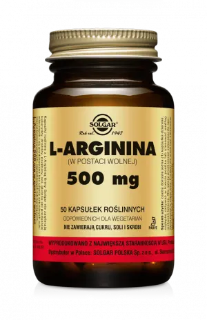 Solgar L-Arginina 500 mg (50 kap)