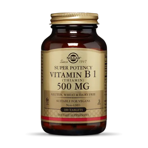 Solgar Witamina B1 (tiamina) 500 mg (100 tab)