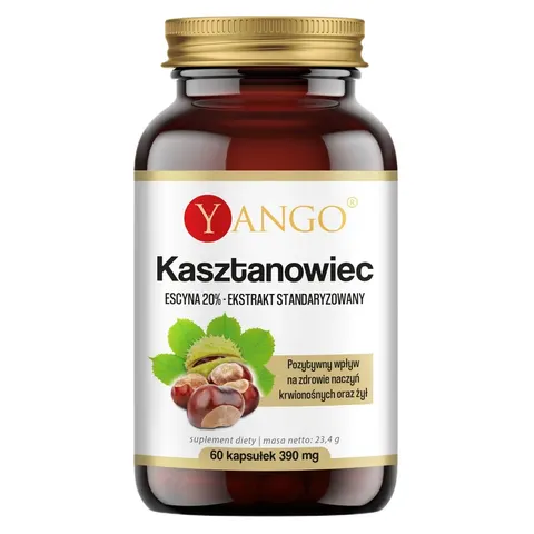Kasztanowiec 20% escyny 60 kapsułek Yango