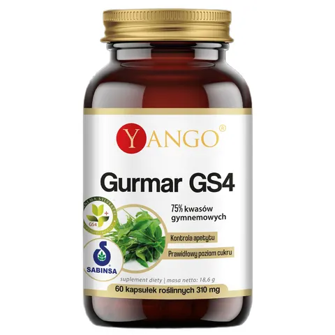 Gurmar GS4 75% kwasów gymnemowych 60 kapsułek Yango