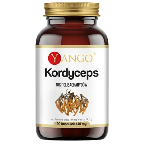 YANGO Kordyceps - ekstrakt 10 %polisacharydów (90 kap)