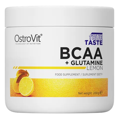 OstroVit BCAA + Glutamina 200 g cytrynowy