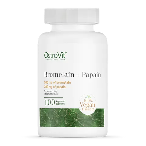 OstroVit Bromelaina + Papaina (100 kap)