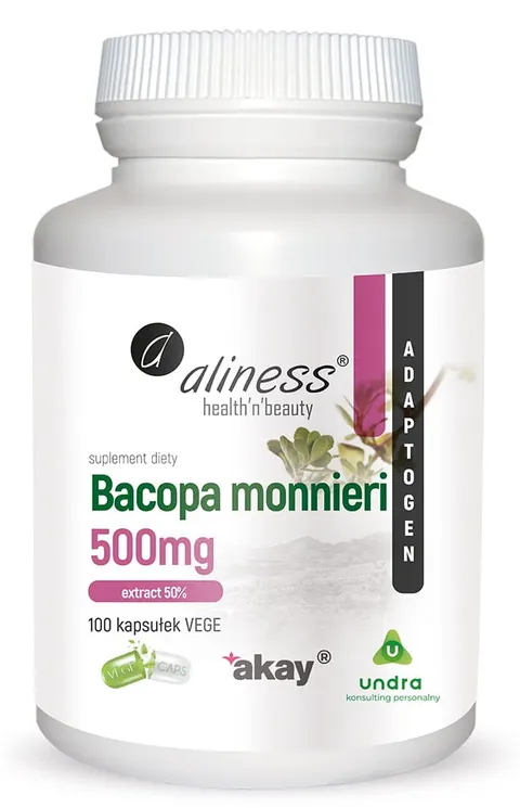 Aliness Bacopa monnieri extract 50% 500 mg (100kap)