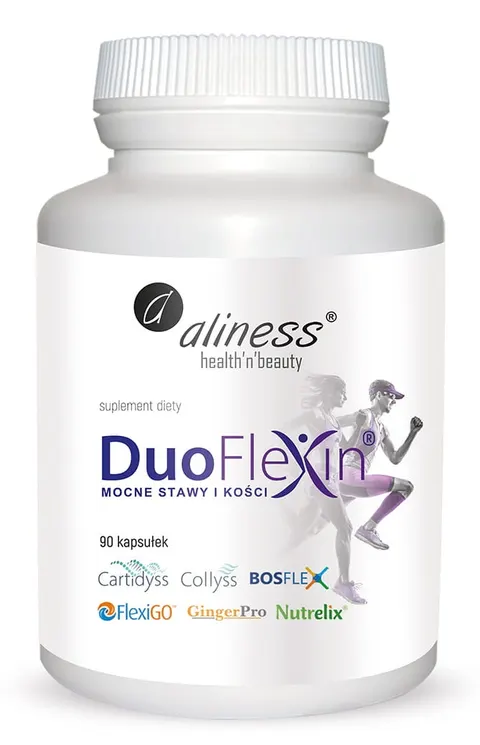 Aliness Duoflexin® mocne stawy i kości 100% natural ( 90 kap)