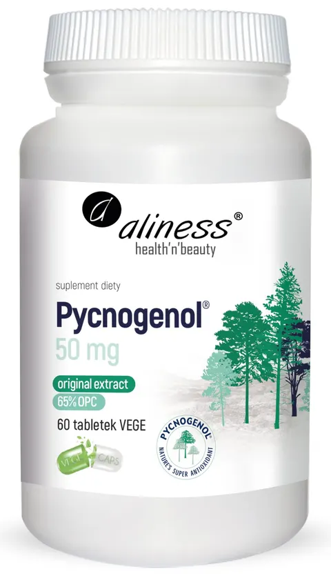 Aliness Pycnogenol® extract 65% 50 mg (60 tab)