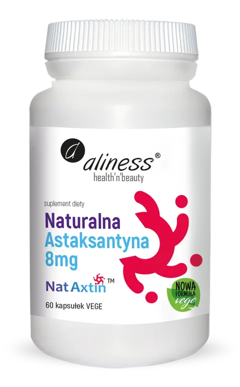 Aliness Naturalna Astaksantyna Nat Axtin 8mg (60 kap)