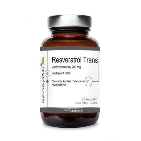 KENAY Zmikronizowany Resveratrol 200 mg (60 kaps.)