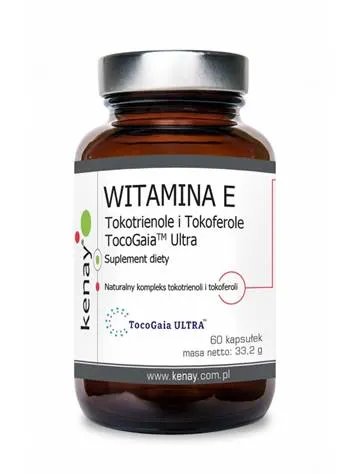 Kenay Witamina E Tokotrienole i Tokoferole (60kap)