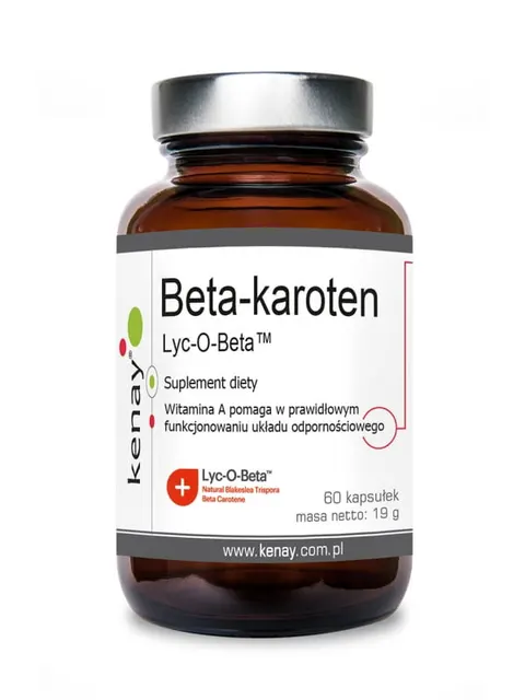Kenay Beta karoten Prowitamina A Lyc-O-Beta™ (60 kap)