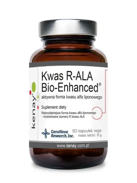 Kenay Kwas R-ALA 150mg Bio-Enhanced® (60 kap)