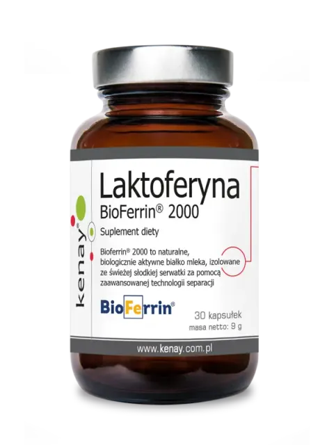 Kenay Laktoferyna BioFerrin® 2000 (30 kap)