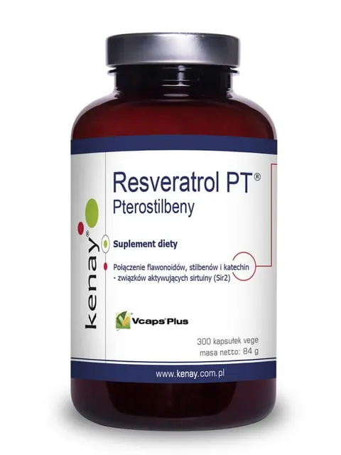 Kenay Resveratrol PT®PTEROSTILBENY (300 kap)