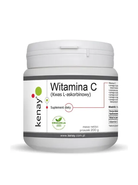 Kenay Witamina C Kwas L - askorbinowy (proszek 200 g)