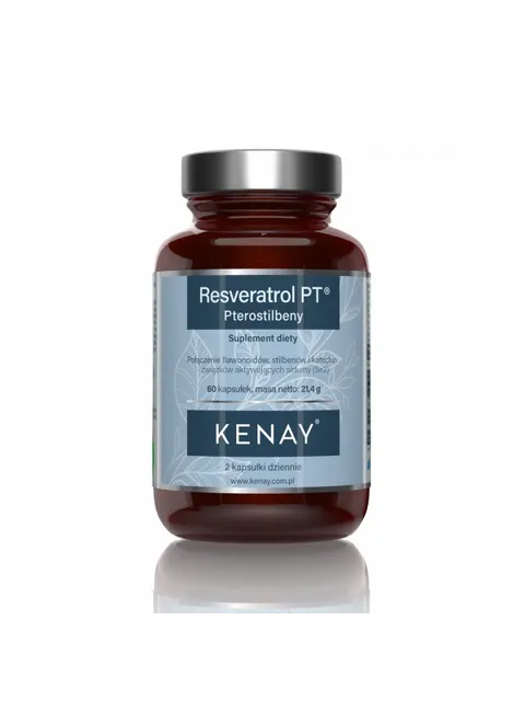 Kenay Resveratrol PT®PTEROSTILBENY (60 kap)