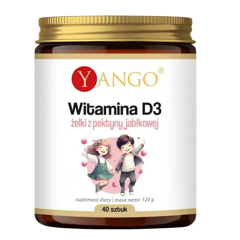 Yango Żelki z witaminą D3 (40 sztuk)