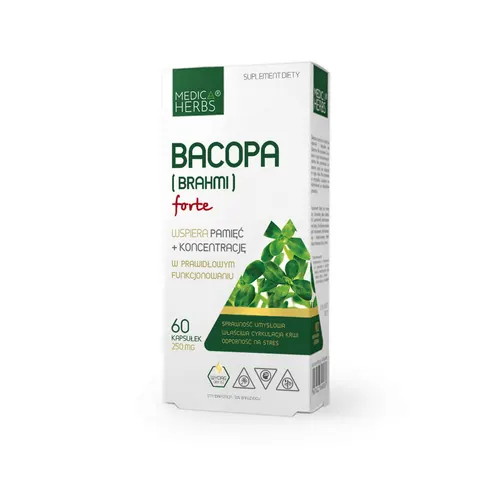 Medica Herbs Bacopa (Brahmi) Forte 250mg (60kap)