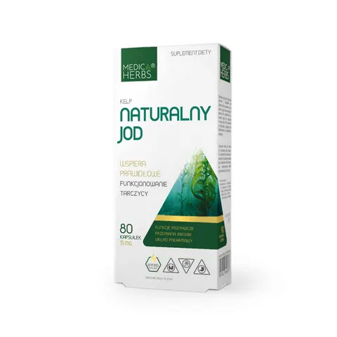 Medica Herbs Naturalny Jod 15mg (80kap)