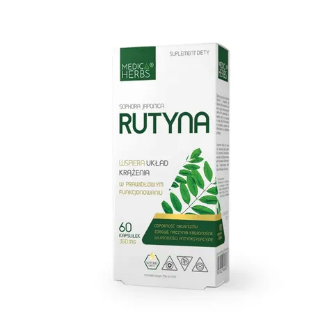 Medica Herbs Rutyna 350mg (60kap)