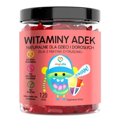 MyVita ADEK Naturalne żelki (120 szt)