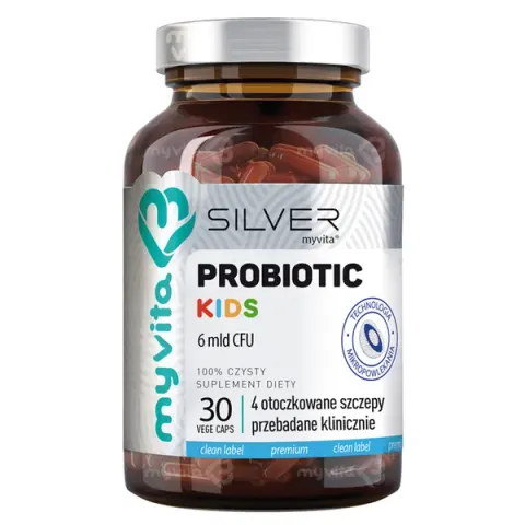 MyVita Silver Probiotic Kids 6 mld CFU (30 kap) dla dzieci