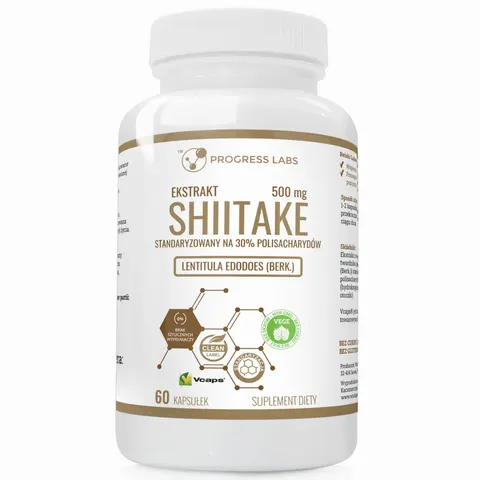 Progress Labs Shiitake 30% 500mg (60 kap)
