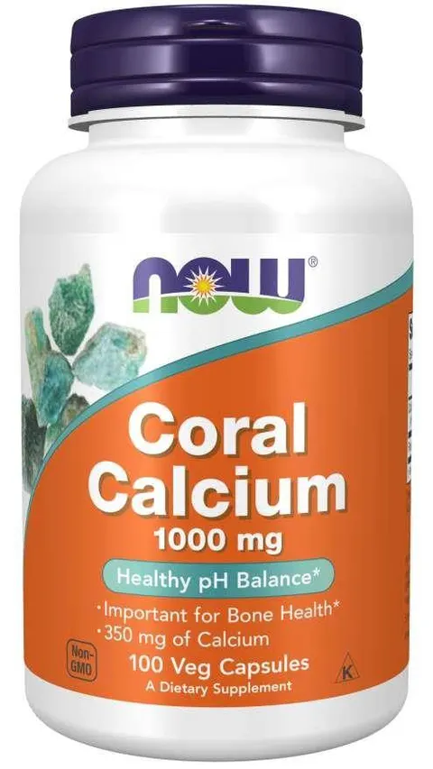 Now Foods Coral Calcium 1000 mg (100 kap)