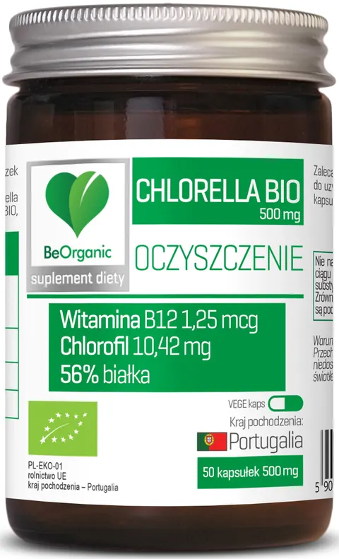Aliness Chlorella BIO, 500mg ( 50 kap)