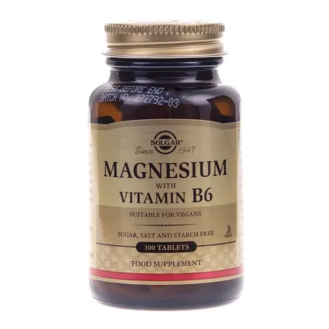 Solgar Magnez z witaminą B6 (100 tab)