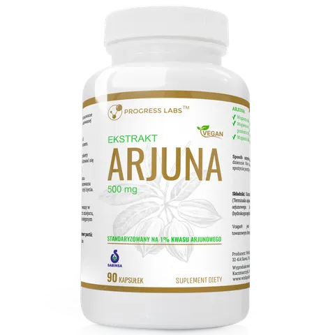 Progress Labs Arjuna Ekstrakt 500mg (60kap)