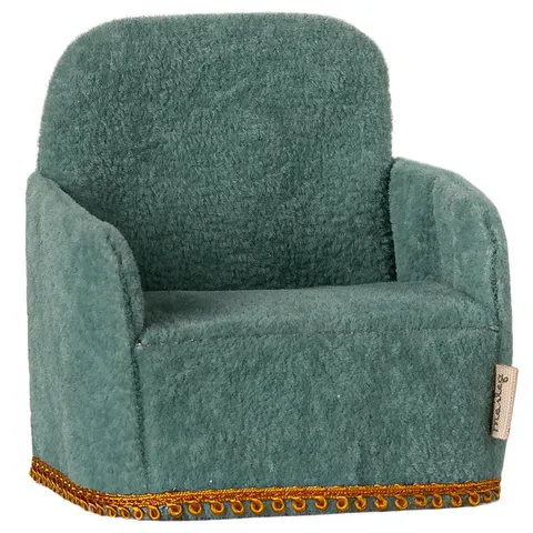 Maileg - krzesło składane Folding chair Mouse mint