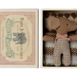 Maileg - Myszka dziewczynka w pudełku Baby mouse Sleepy