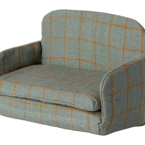 Maileg - sofa rozkładana w kratkę