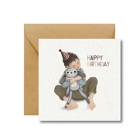 Kartka na urodziny dla chłopca Happy Birthday - lulusklep.com