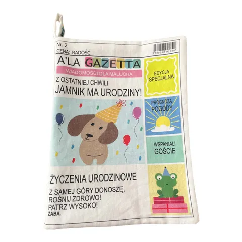 A'LA GAZETTA Gazeta dla niemowlaka - Urodziny Jamnika