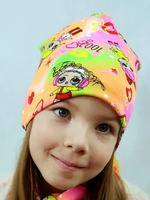 Czapka smerfetka laleczki