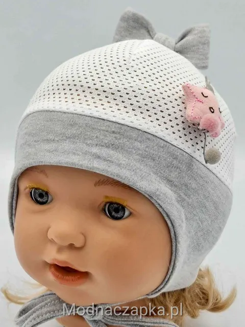 Czapka Gwiazdka Biała