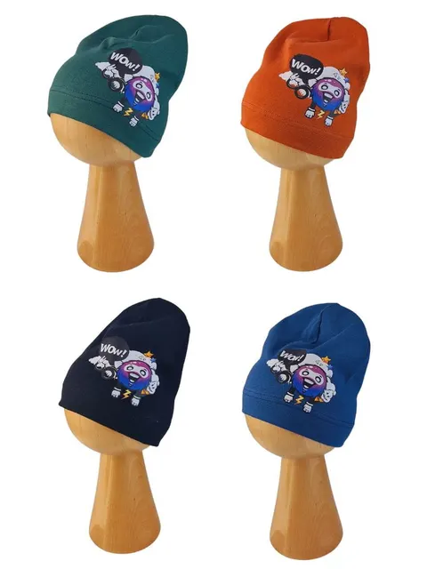 Czapka WOW wiosenna/jesienna dla chłopca