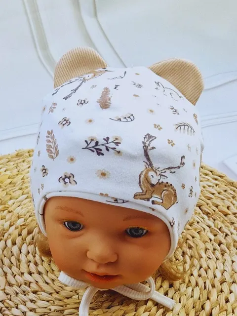 Czapka z wiązaniem dla dziewczynki Las