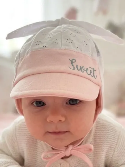 Letnia czapka z daszkiem dla dziewczynki Sweet