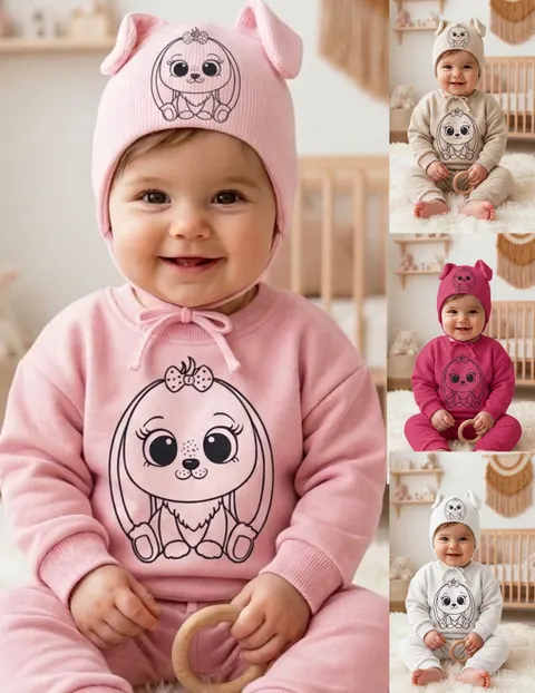 Bluza dla dziewczynki króliczek