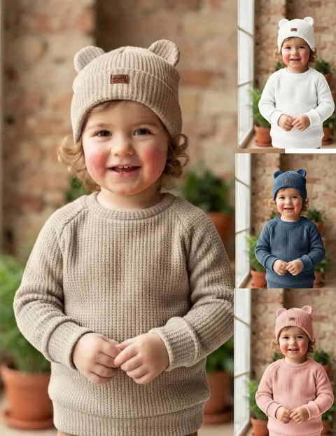 Sweterek dziecięcy hand made Kolory