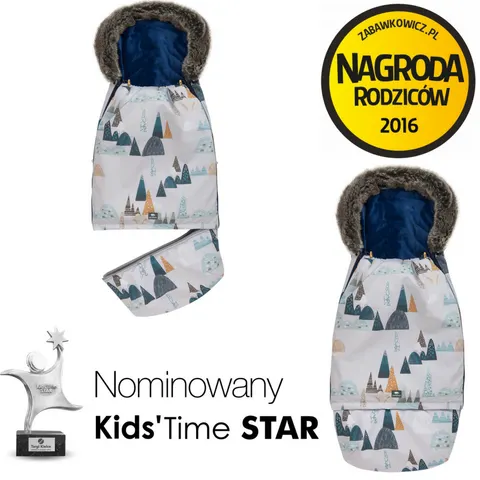 Śpiworek SUPERB Eskimo Góry Granatowy