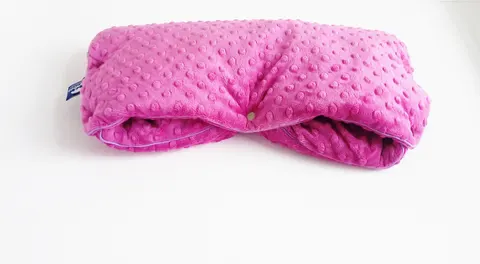Mufka raspberry minky Samiboo