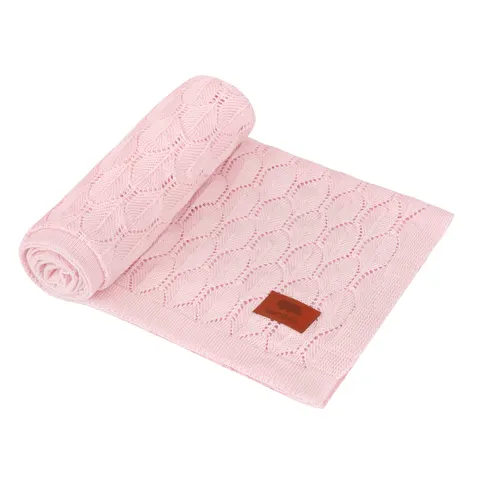 Kocyk bambusowy ażur Rosewater