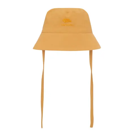 Kapelusz bambusowy Bucket Musztarda