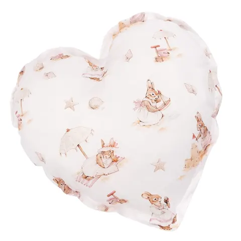 Poduszka dekoracyjna serce Saint-Tropez Pink