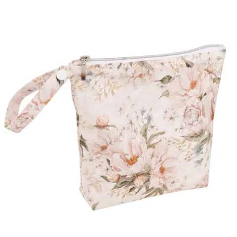 Wodoodporna saszetka/travel bag Peonie Cream