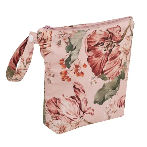 Wodoodporna saszetka/travel bag Tulips Coral