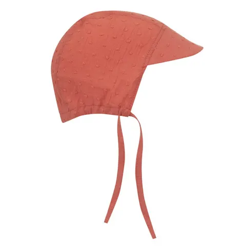 Bonetka/czapeczka Kropki Terracotta